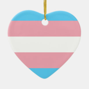 Adorno De Cerámica Bandera del orgullo transgénero - LGBT trans arco