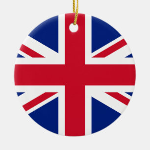 Adorno De Cerámica Bandera del Reino Unido