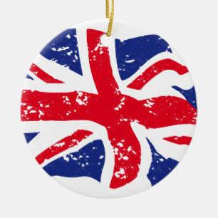 Adorno De Cerámica Bandera del Reino Unido