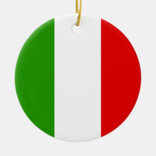 Adorno De Cerámica Bandera italiana