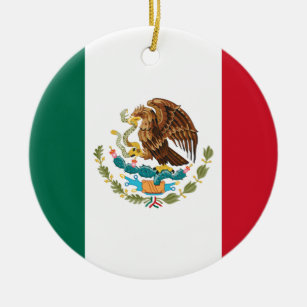 Adorno De Cerámica Bandera nacional de Bandera de México Mexicanos