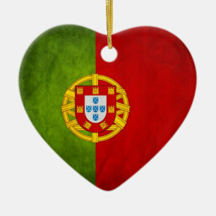 Adorno De Cerámica Bandera nacional de Portugal