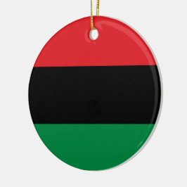 Adorno De Cerámica Bandera Panafricana