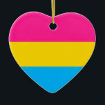 ADORNO DE CERÁMICA "BANDERA PANSEXUAL DEL ORGULLO "<br><div class="desc">ORNAMENTO " DE LA BANDERA PANSEXUAL DEL ORGULLO"</div>