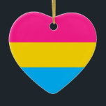 ADORNO DE CERÁMICA "BANDERA PANSEXUAL DEL ORGULLO "<br><div class="desc">ORNAMENTO " DE LA BANDERA PANSEXUAL DEL ORGULLO"</div>