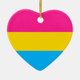 ADORNO DE CERÁMICA "BANDERA PANSEXUAL DEL ORGULLO "