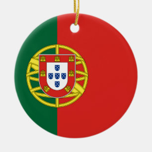 Adorno De Cerámica Bandera portuguesa