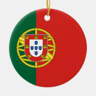 Adorno De Cerámica Bandera portuguesa