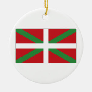 Adorno De Cerámica Bandera vasca España