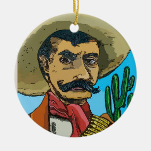 Adorno De Cerámica Bandit, México, añadir, editar texto