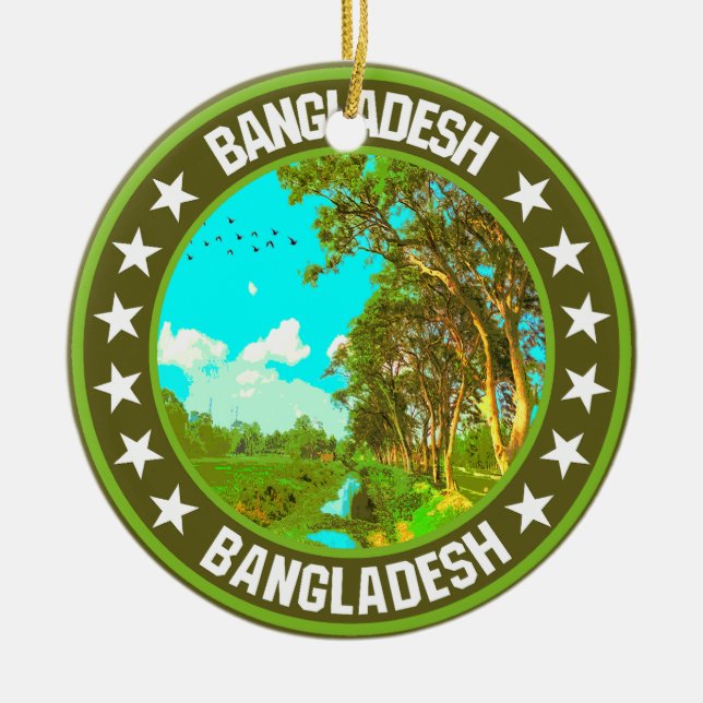 Adorno De Cerámica Bangladesh (Frente)