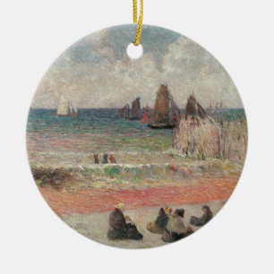 Adorno De Cerámica Bañistas en Dieppe de Paul Gauguin