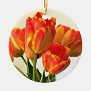 Adorno De Cerámica Banja Luka Tulips