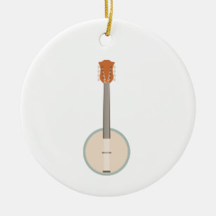 Adorno De Cerámica Banjo