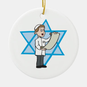 Adorno De Cerámica Bar Mitzvah