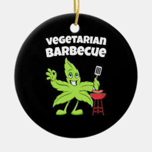 Adorno De Cerámica Barbacoa vegetariana