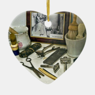 Adorno De Cerámica Barber Shop