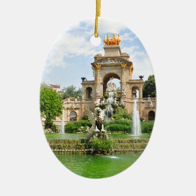 Adorno De Cerámica Barcelona (Frente)