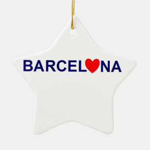 Adorno De Cerámica Barcelona amor