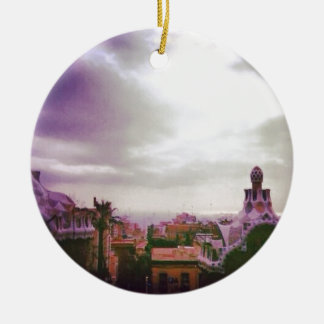 Adorno De Cerámica Barcelona de Gaudi