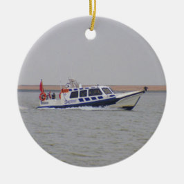Adorno De Cerámica Barco de Seguridad