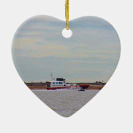 Adorno De Cerámica Barco piloto de puerto de Harwich