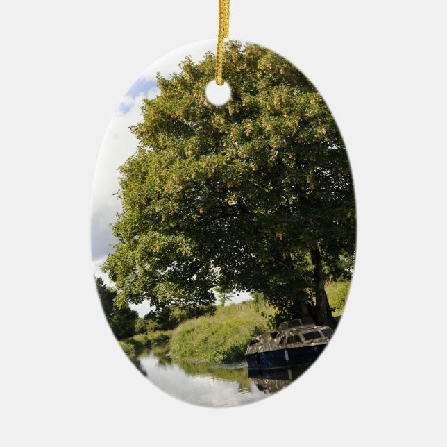 Adorno De Cerámica Barcos del Canal (Frente)