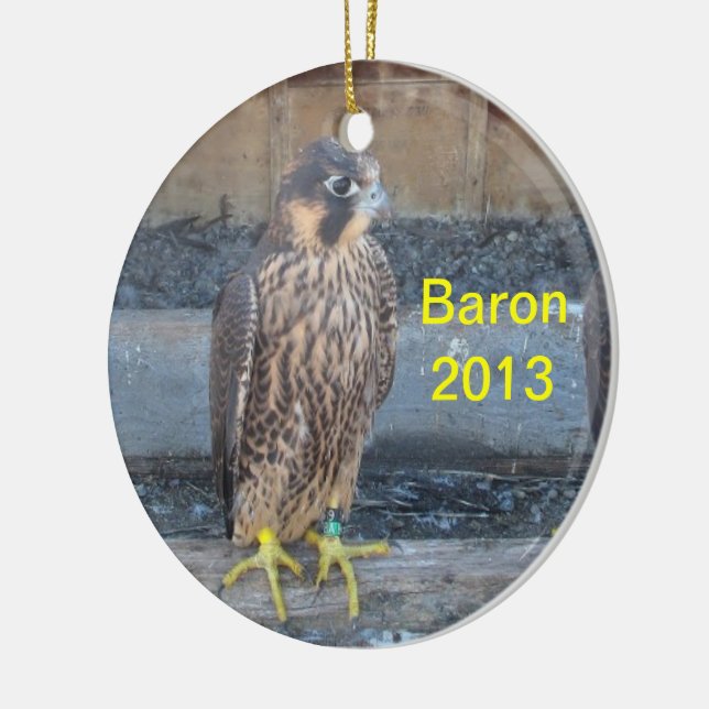 Adorno De Cerámica Barón 2013 Ornament (Izquierda)