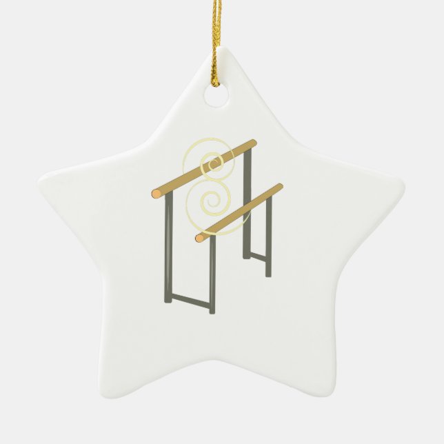 Adorno De Cerámica Barras desiguales (Frente)