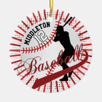Baseball ⚾ Batería Diseño - Rojo