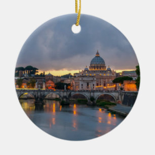 Adorno De Cerámica Basílica Roma Italia de San Pedro del puente de