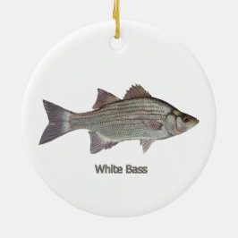 Adorno De Cerámica Bass blanco