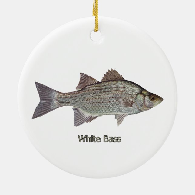 Adorno De Cerámica Bass blanco (Atrás)