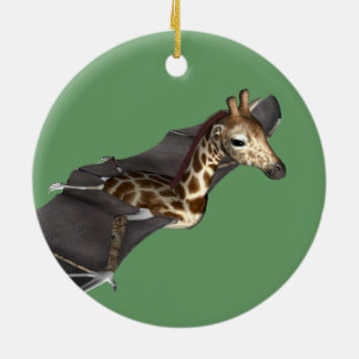Adorno De Cerámica Bat Giraffe Hybrid