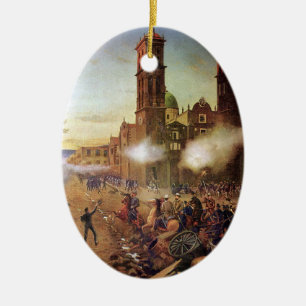 Adorno De Cerámica Batalla de la historia mexicana de Puebla