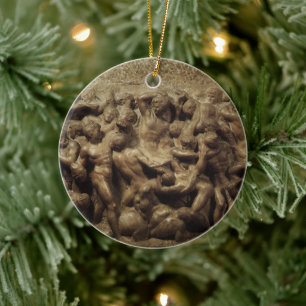 Adorno De Cerámica Batalla de los lápitas y centauros de Miguel Ángel