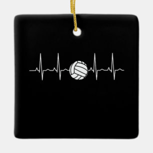Adorno De Cerámica Batalla de voleibol