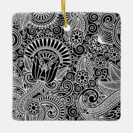 Adorno De Cerámica Batik Motif