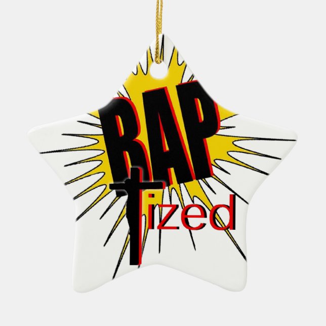 Adorno De Cerámica ¡Bautizado!  El regalo para todos que son (Frente)