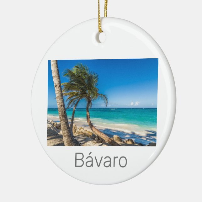 Adorno De Cerámica Bavaro Beach Caribe República Dominicana Souvenir (Izquierda)