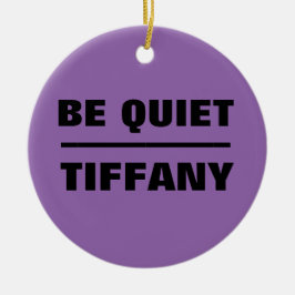 Adorno De Cerámica Be Quiet Tiffany