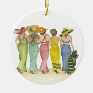 Adorno De Cerámica Beach Babes