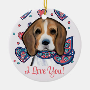 Adorno De Cerámica Beagle
