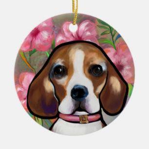 Adorno De Cerámica Beagle