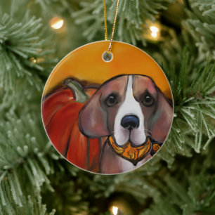 Adorno De Cerámica Beagle