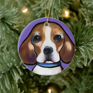 Adorno De Cerámica Beagle