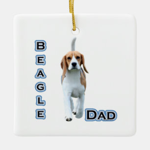 Adorno De Cerámica Beagle Dad