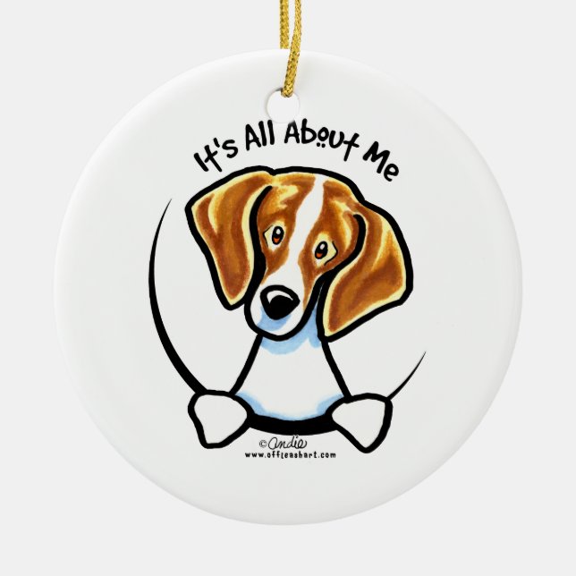 Adorno De Cerámica Beagle is All About Me IAAM (Frente)