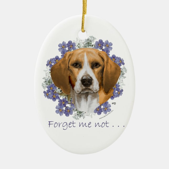 Adorno De Cerámica Beagle Keepsake (Frente)
