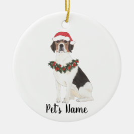 Adorno De Cerámica Beagle personalizado